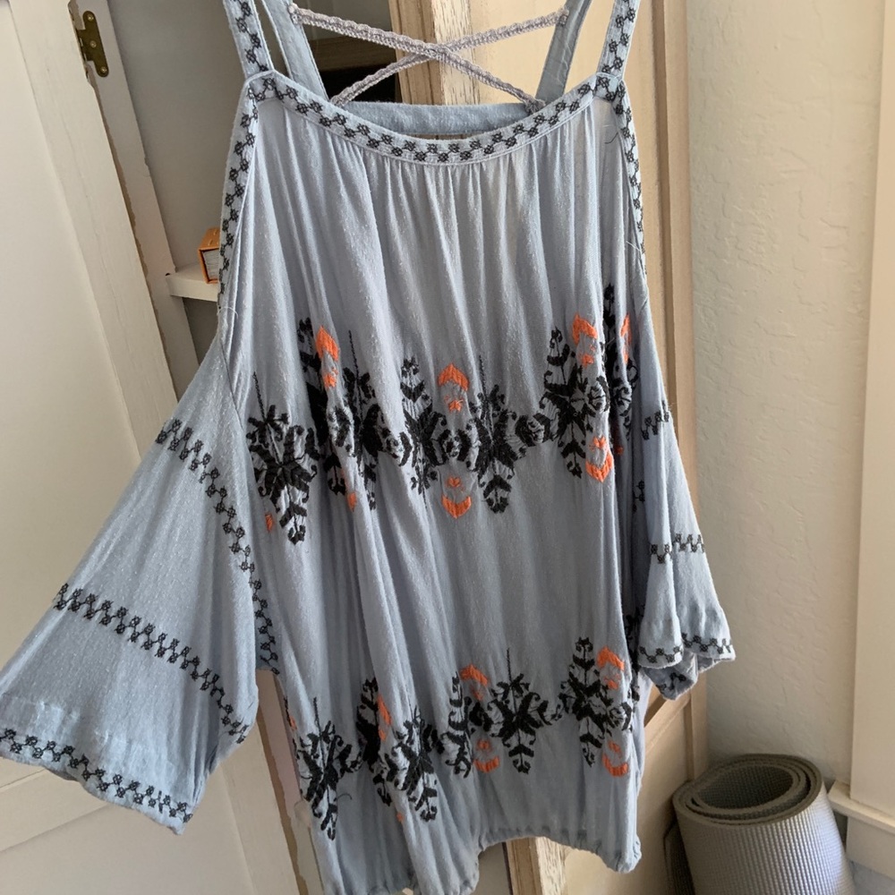 Aztec boho top